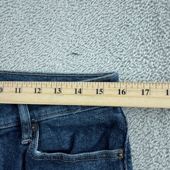 Calvin Klein Womens Straight-Leg High Rise Dark Wash Jeans NWT 0862 - Picture 6 of 11